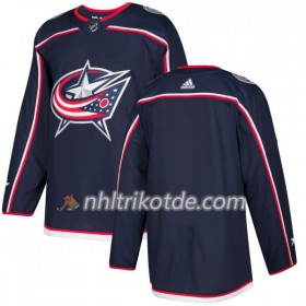 Columbus Blue Jacket Trikots Blank Adidas 2017-2018 Marineblau Authentic - Herren